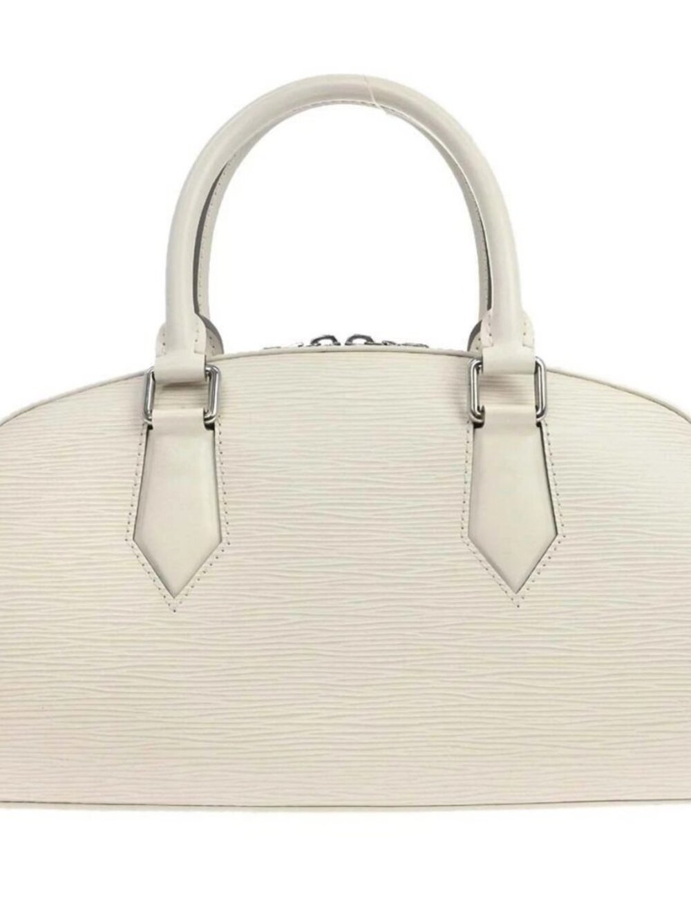 Louis Vuitton White Epi Jasmin Handbag M5208J TH3007 197314